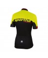 MAILLOT MANGA CORTA SPORTFUL SC TEAM NEGRO/FLUOR/ROJO