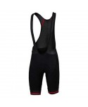 CULOTTE CORTO SPORTFUL CLASSIC R. BIBSHORT NEGRO/ROJO