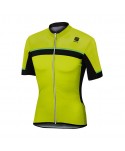 MAILLOT MANGA CORTA SPORTFUL PISTA FLUOR/NEGRO/VERDE