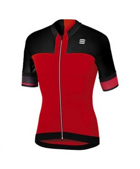 MAILLOT MANGA CORTA SPORTFUL STRIKE ROJO/NEGRO