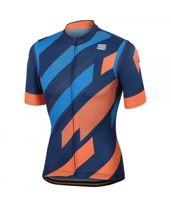 MAILLOT MANGA CORTA SPORTFUL VOLT AZUL/NARANJA