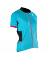 MAILLOT MANGA CORTA SPORTFUL LUNA MUJER TURQUESA/ROSA