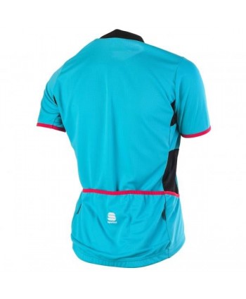 MAILLOT MANGA CORTA SPORTFUL LUNA MUJER TURQUESA/ROSA