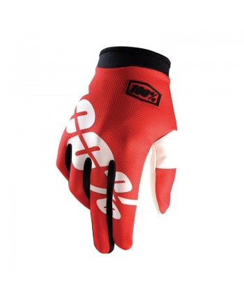 GUANTES 100% ITRACK NEON YELLOW